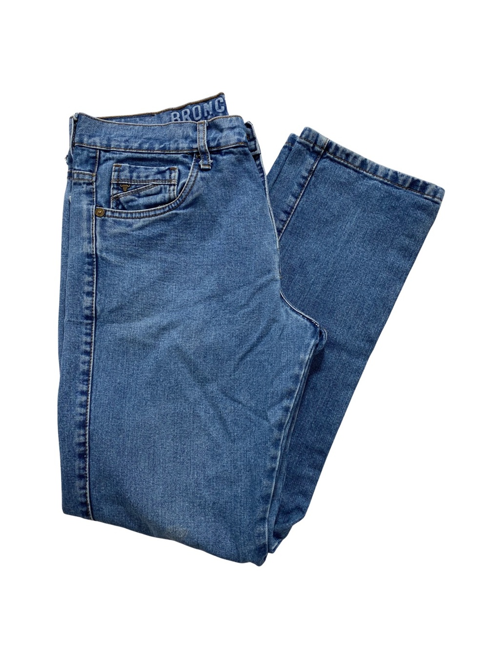 Bronco Men’s Jeans 32x29 100% Cotton Western Basics Denim
